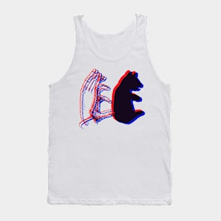 3D Shadow Puppet - BABY BEAR Tank Top